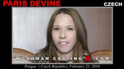 Download Paris Devine casting video files. Pierre Woodman undress Paris Devine, a  girl. 